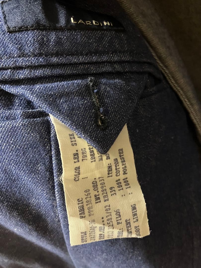 ラルディーニ　ブルー　テーラードジャケット　42