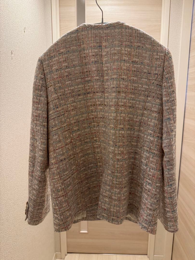 セルフォード ファンシーツイードロングジャケット