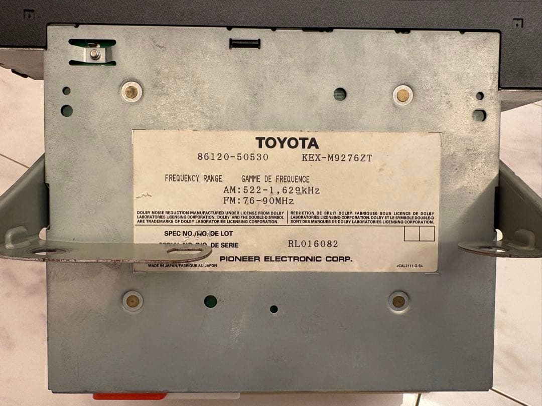 @*す様 トヨタ KEX-M9276ZT カーナビ 20 セルシオ 純正ナビ マ