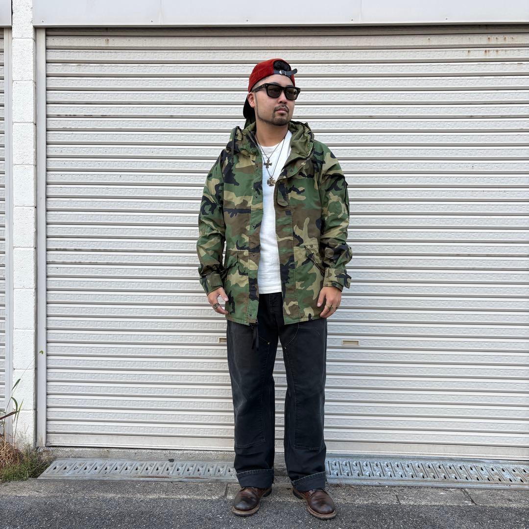 雰囲気抜群 90s メキシコ製 Carhartt ダブルニー ワークパンツ ブラ