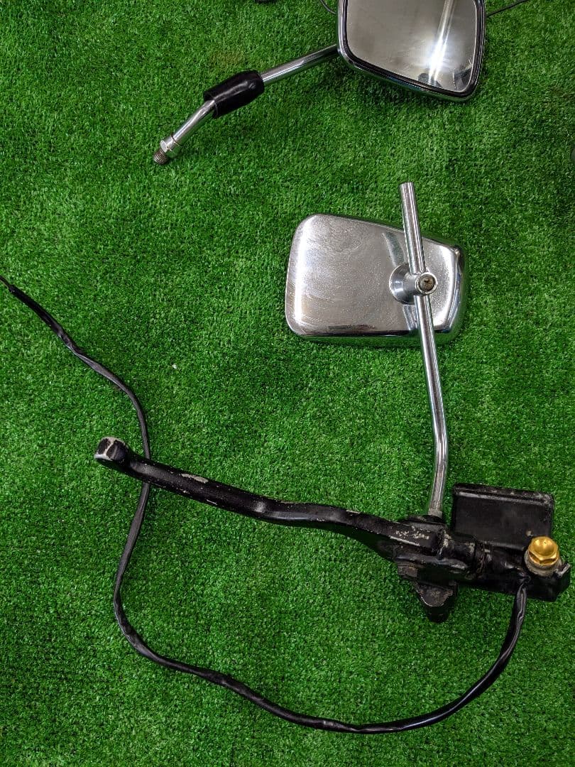 ラ*タ様 ホンダ モンキー中古 タケガワ Fディスク キャリパー Rサス青 Bマ