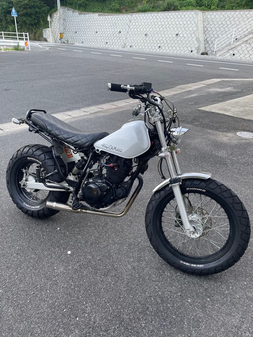 tw200用ウィルズウィンステンレススチールマフラー