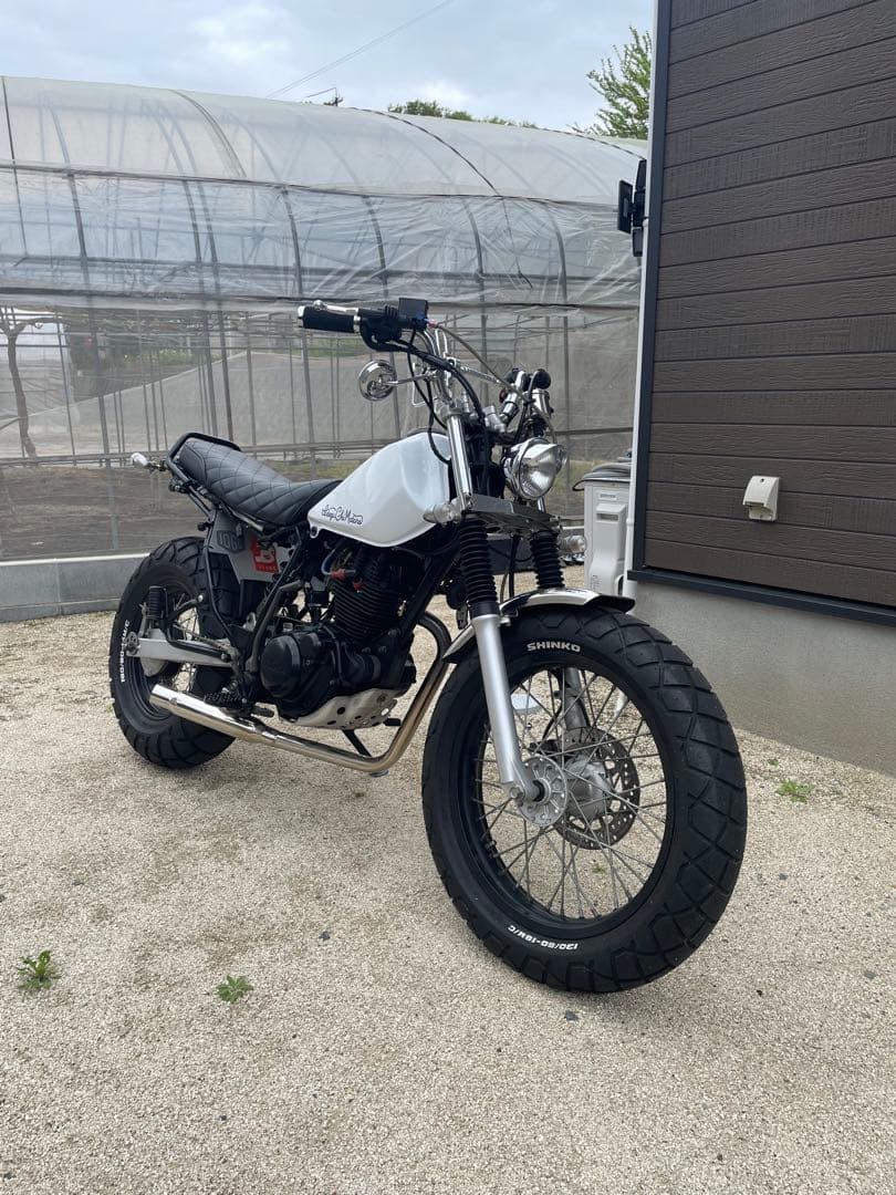 tw200用ウィルズウィンステンレススチールマフラー