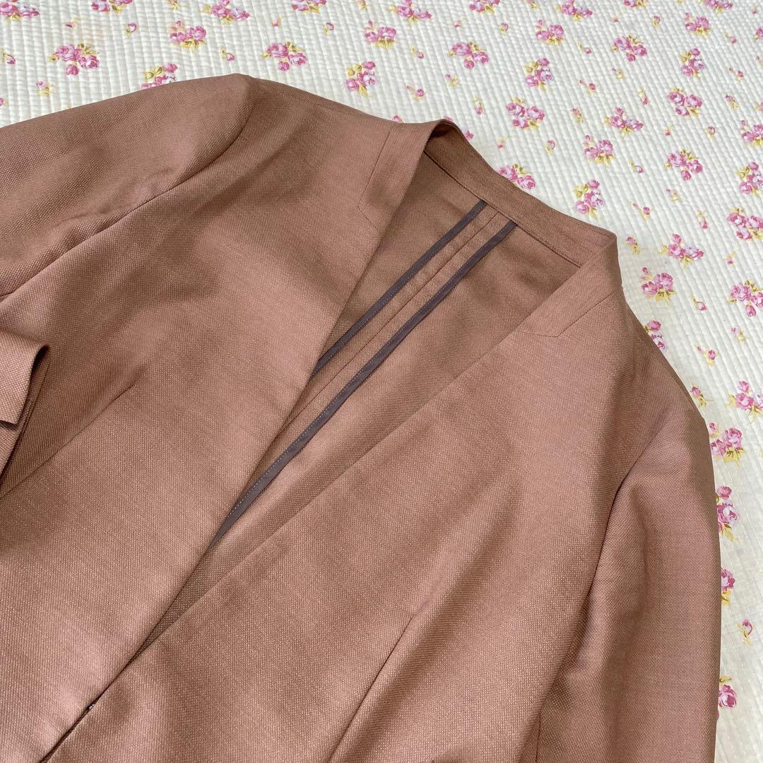 グリーンレーベル Vカラー ノーカラー スーツ 上38下40 W72 DMW