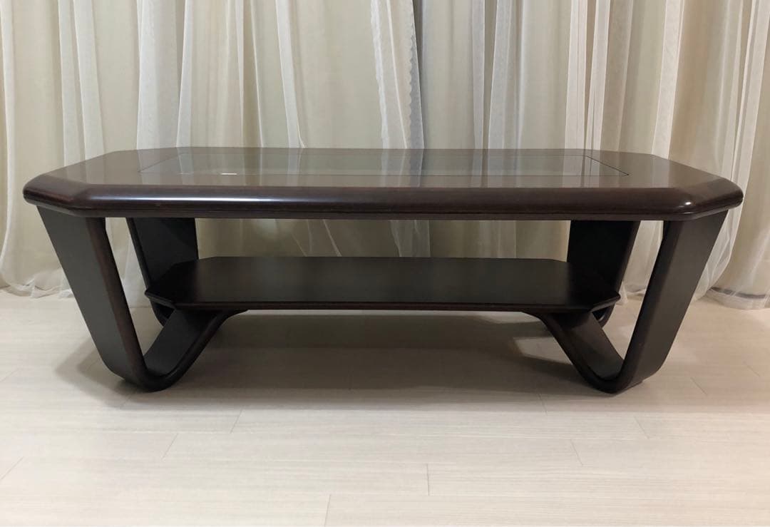 FUJI　FURNITURE デザイン木製曲がり木センターテーブル