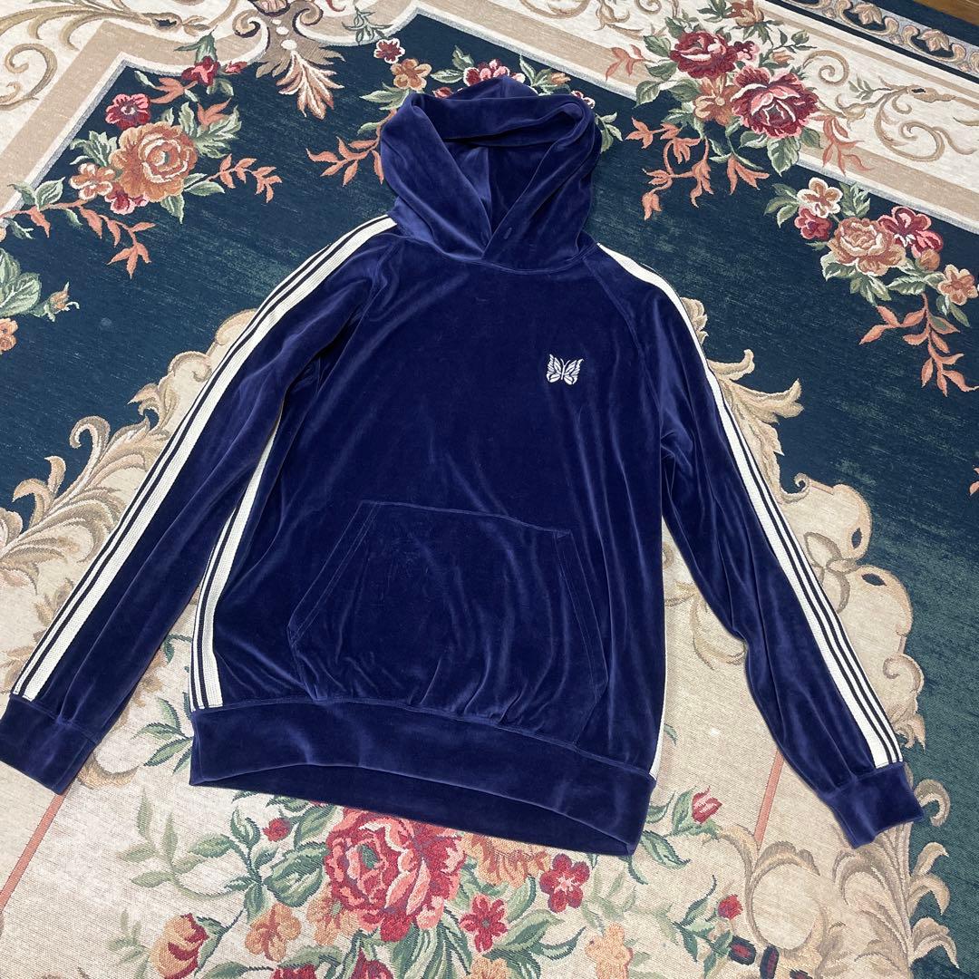 新品　Needls ベロアパーカーS トラックパンツ narrow XS セット