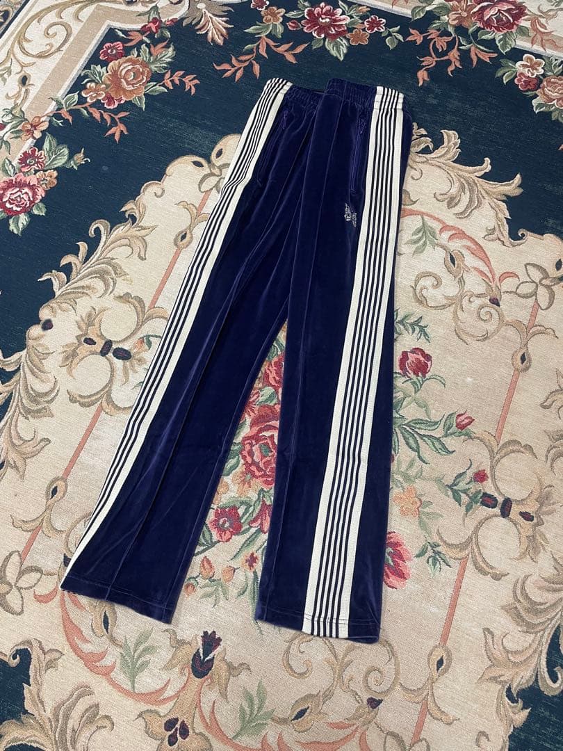 新品　Needls ベロアパーカーS トラックパンツ narrow XS セット