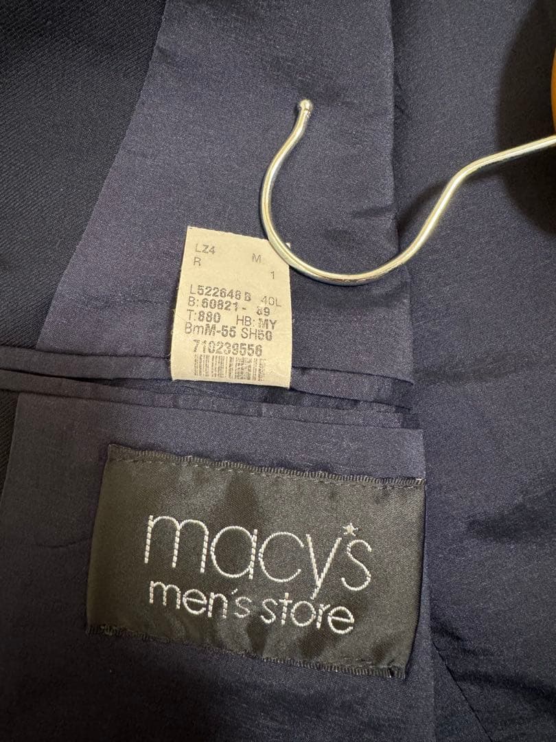 【美品】Ralph Lauren 紺ブレ カナダ製 ウール100%