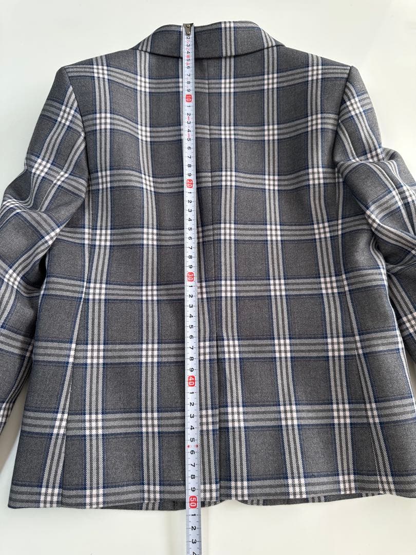 【値下げ！】CHOPIN★ショパン　スーツセット グレー×ブルーチェック 130