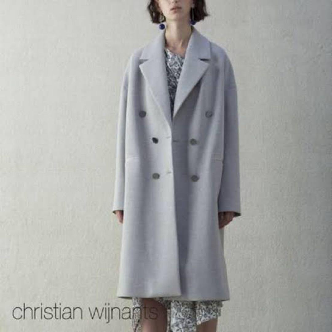 【美品✨】クリスチャン ワイナンツ チェスターコート ロング コート 36