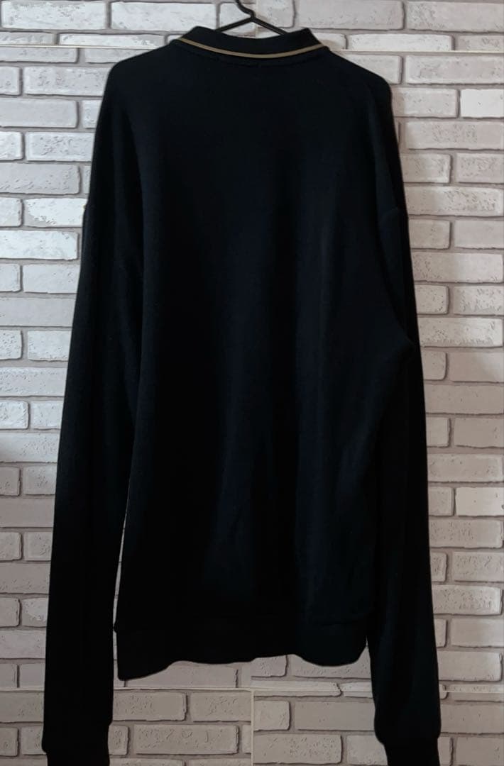 FRED PERRY 別注 ワンポイントロゴ刺繍 ロングスリーブポロシャツ