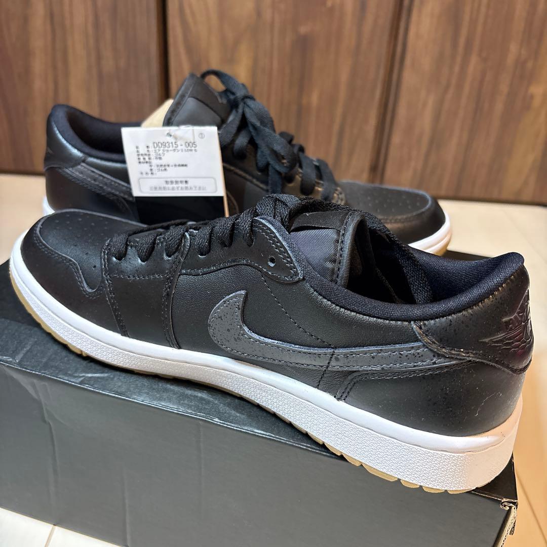 新品 Nike Air Jordan 1 Low Golf Black Gum