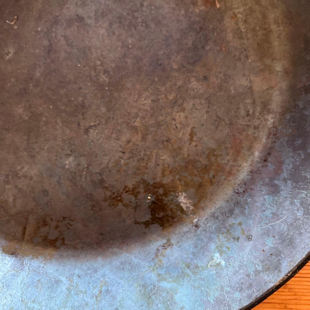 ゆっぴー ターク鉄製フライパン 約28センチストレートハンドル