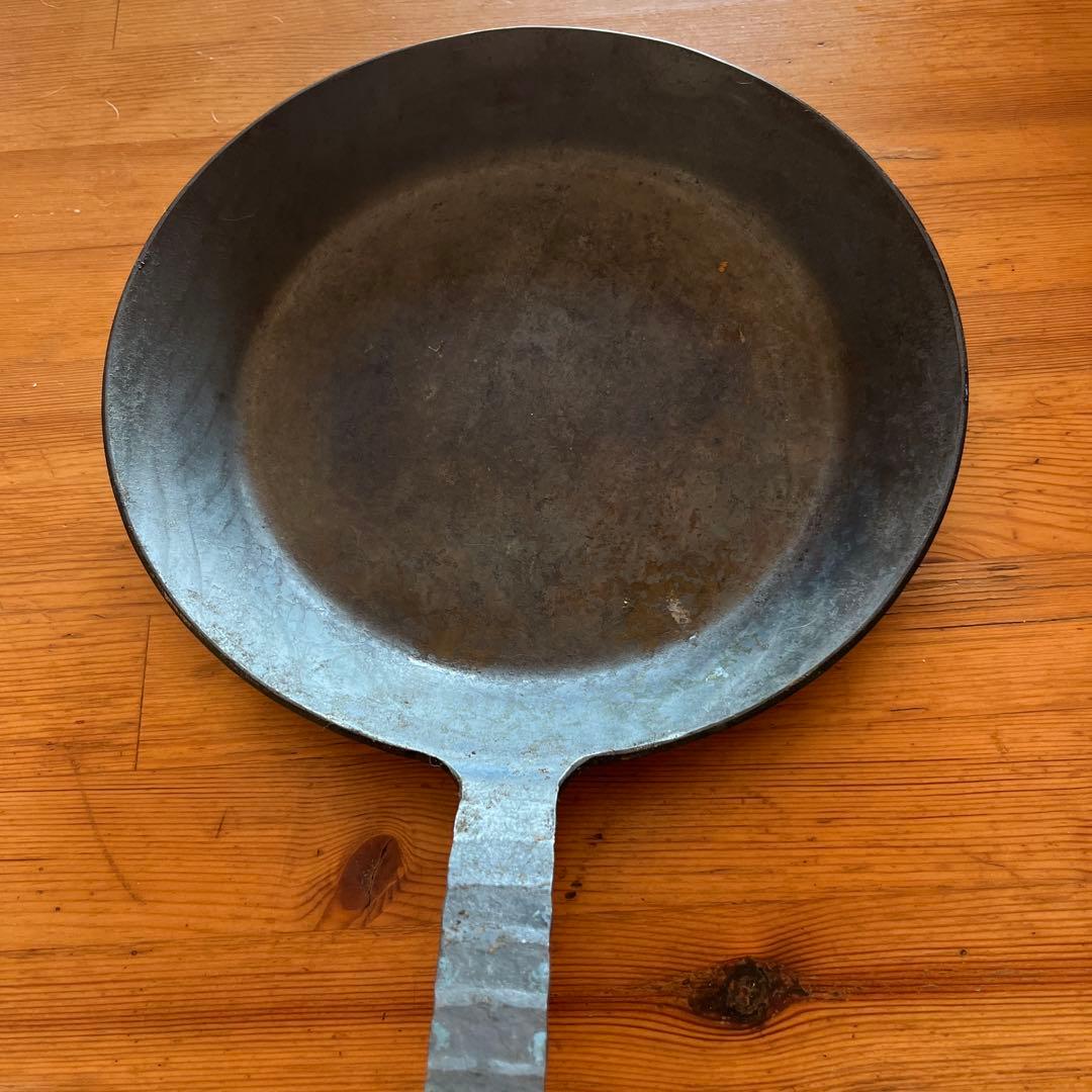 ゆっぴー ターク鉄製フライパン 約28センチストレートハンドル