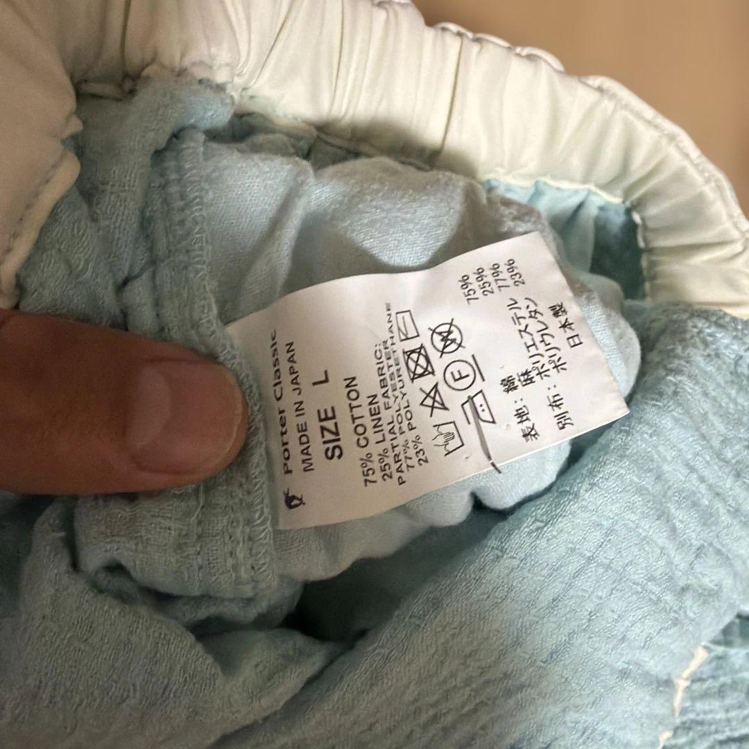 ミントグリーン ショートパンツ Lサイズ