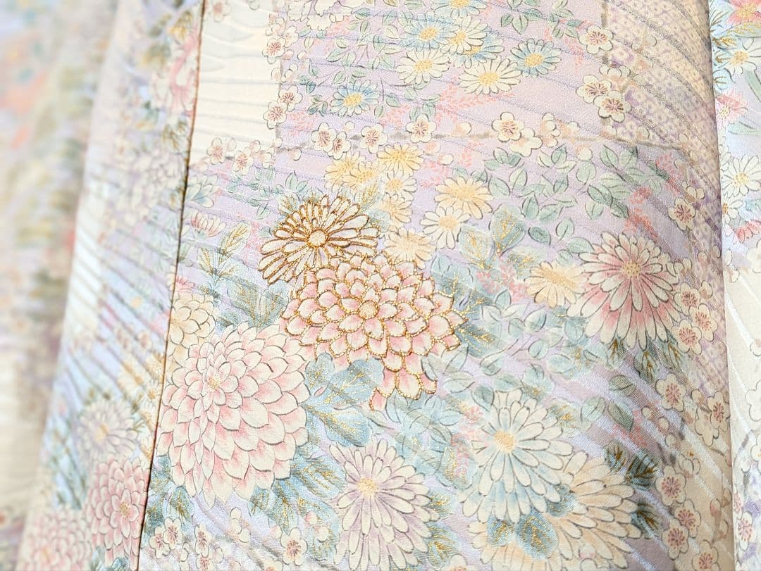 振袖フルセット 身丈161裄62 金彩 白系 逸品 成人式