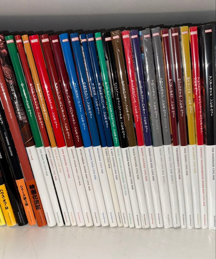 ヴィレッジブックス　翻訳本　MARVEL シビル・ウォー　24巻セット　アメコミ