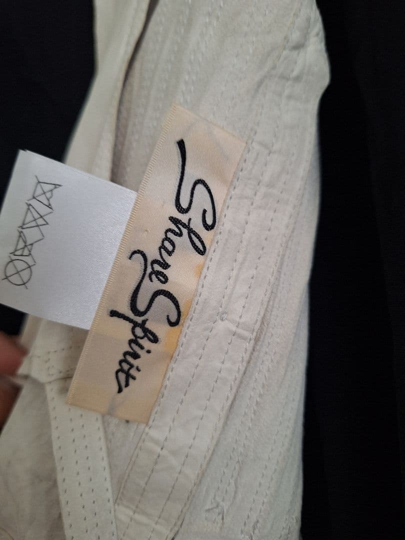 ドレスシャツ風　Leatherベスト　SHARE SPIRIT