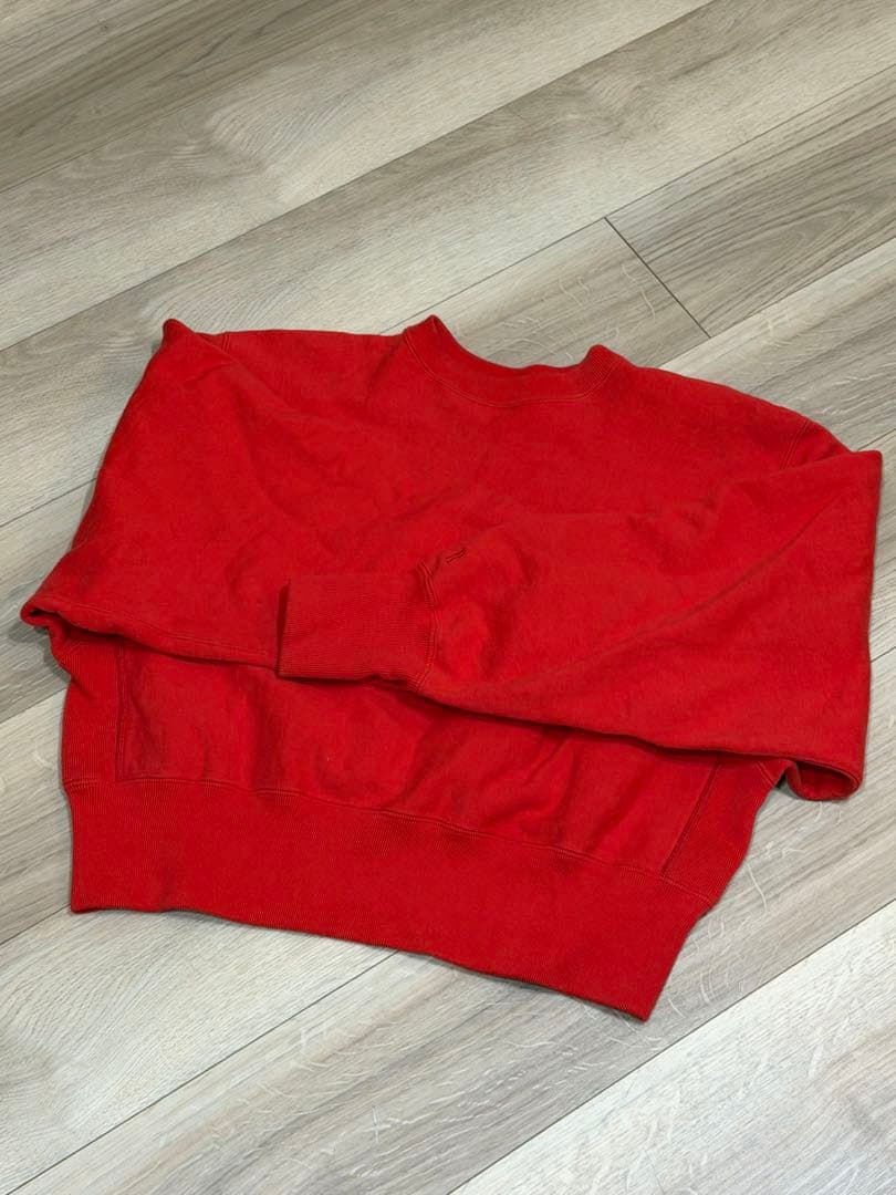 完売品　OSHIMA REI REVERSE WEAVE PO レッド　美品