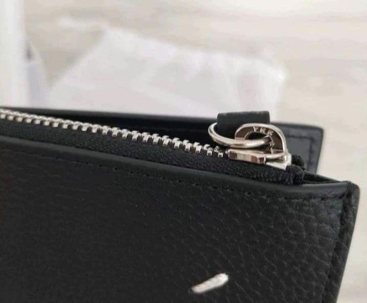 レザー マネークリップ メゾンマルジェラ mm6 二つ折り財布 ウォレット