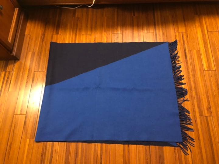 【未使用】HERMES 100%カシミア厚手大判ストール