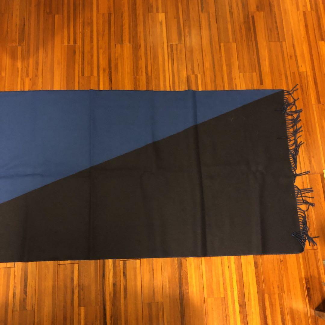 【未使用】HERMES 100%カシミア厚手大判ストール