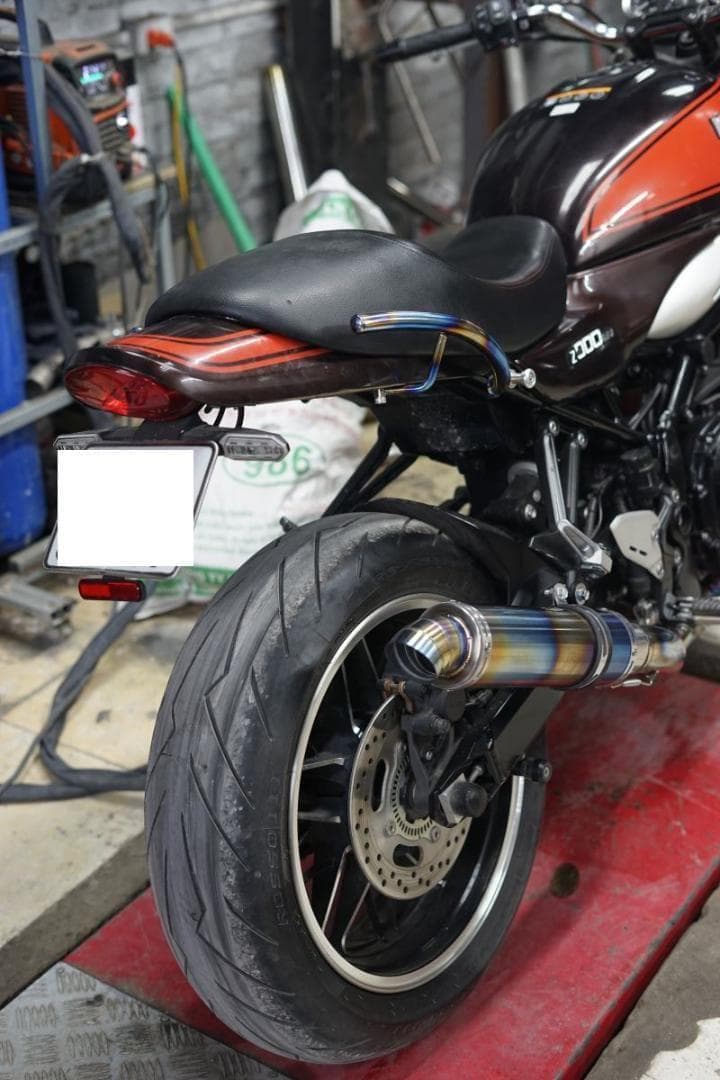 激レア　Z900RS 手曲げ　グラブバー　タンデムバーセット　JaviMotor