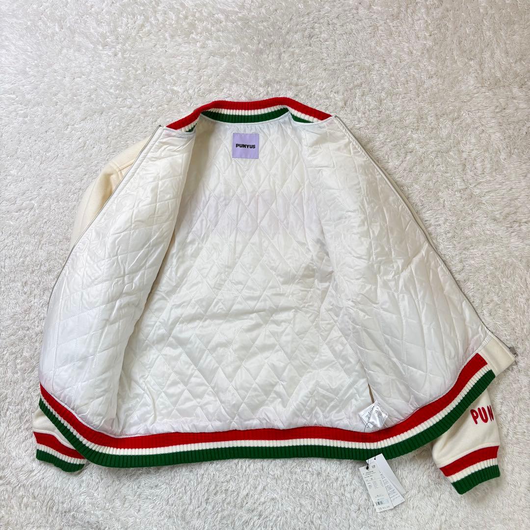 【即完売品 タグ付】PUNYUS サイゼリヤ ブルゾン 白 渡辺直美 3 4L