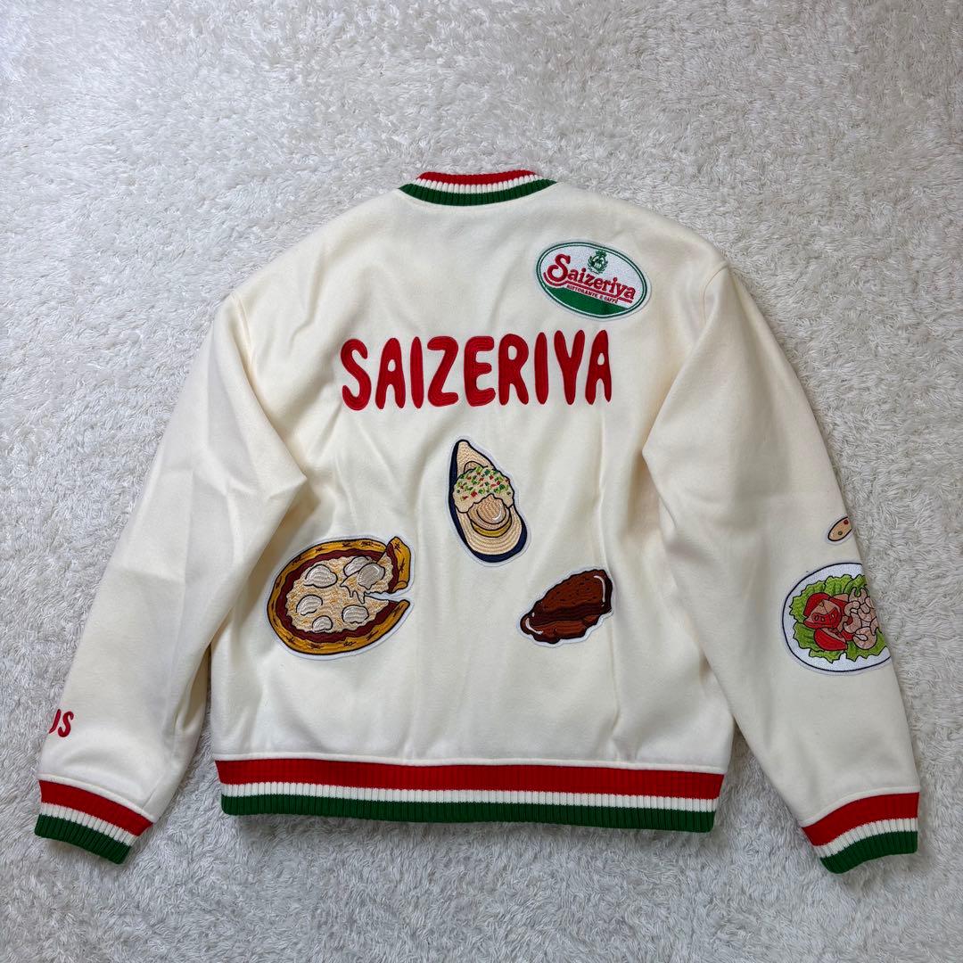 【即完売品 タグ付】PUNYUS サイゼリヤ ブルゾン 白 渡辺直美 3 4L