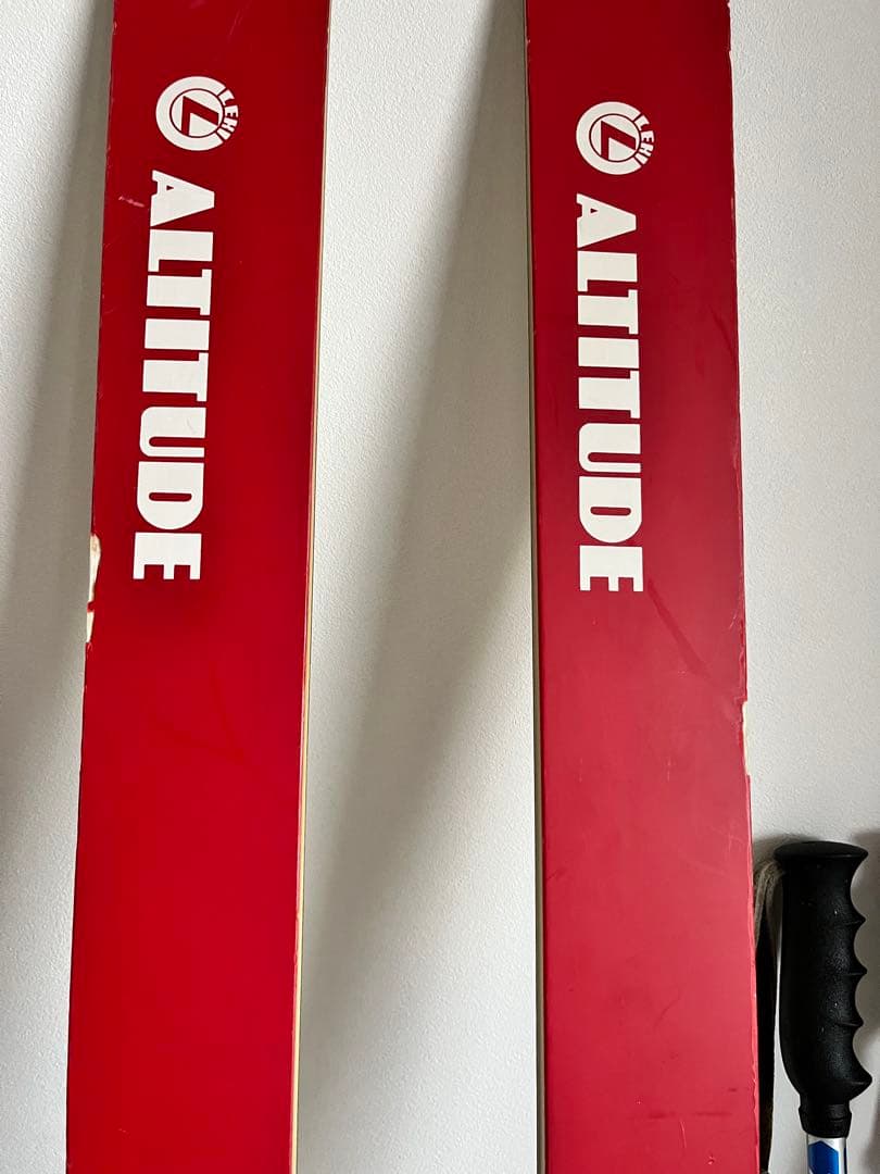 S*U様 LEKI スキー板 赤OGASAKA レッドALTITUDE