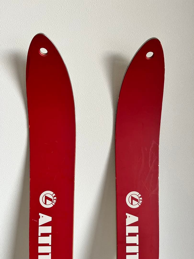 S*U様 LEKI スキー板 赤OGASAKA レッドALTITUDE