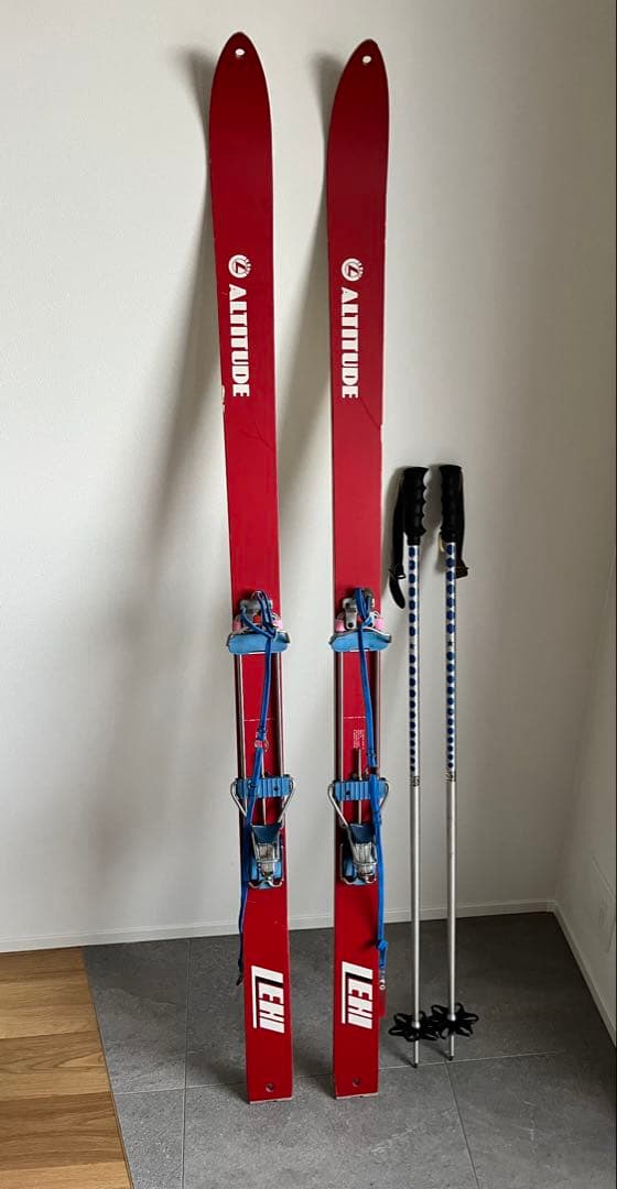 S*U様 LEKI スキー板 赤OGASAKA レッドALTITUDE