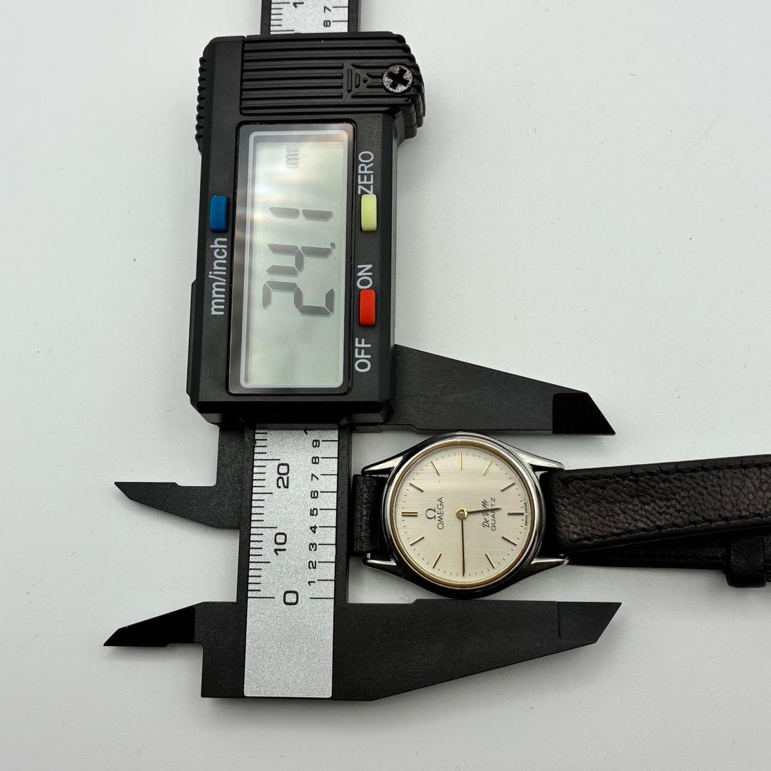 OMEGA オメガ　腕時計　デビル　稼動品　プッシュ式　黒　シルバー　1365