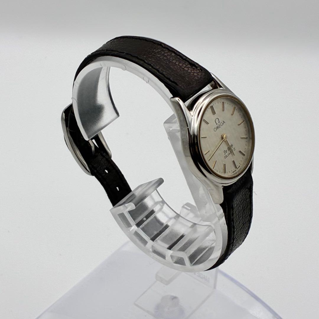 OMEGA オメガ　腕時計　デビル　稼動品　プッシュ式　黒　シルバー　1365