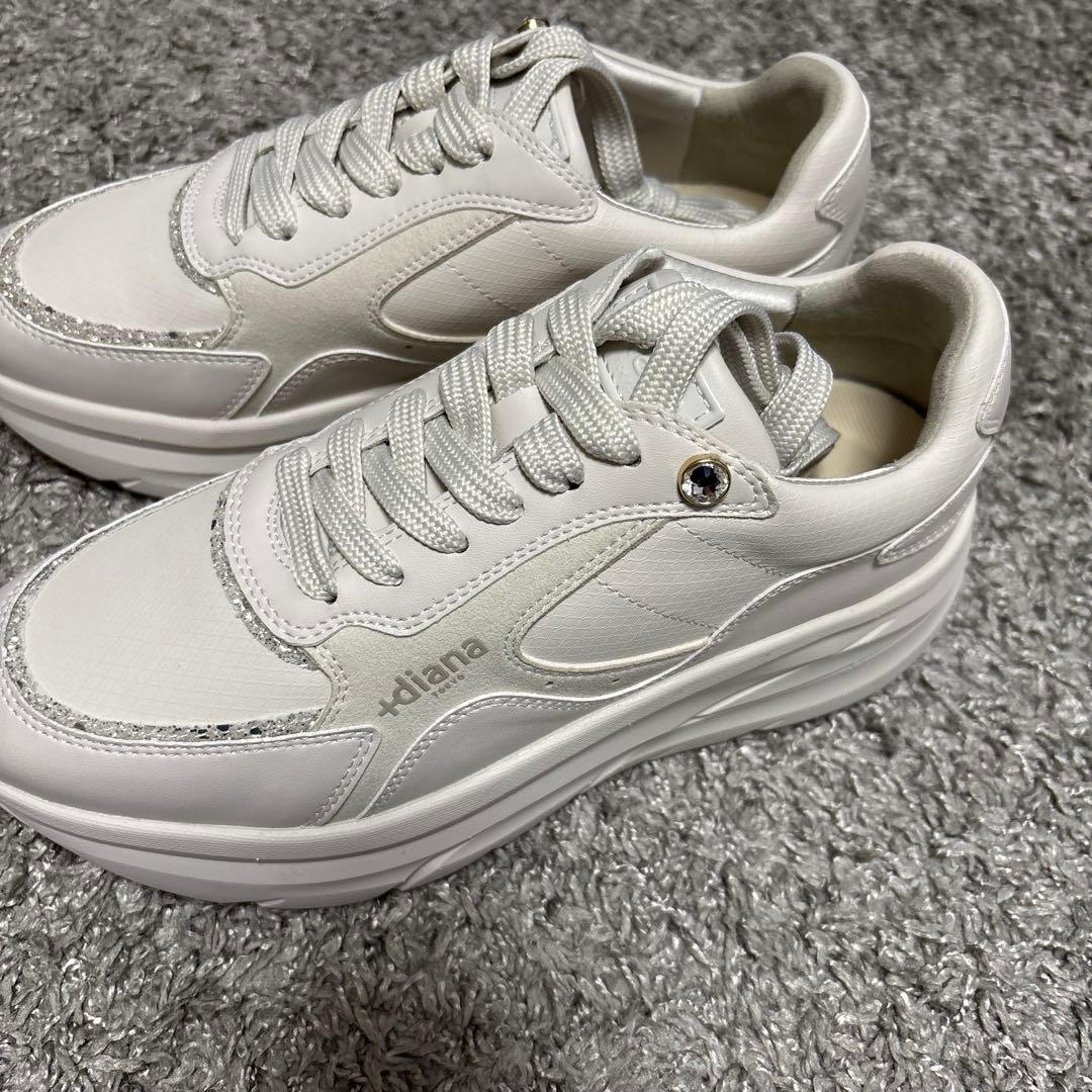 ダイアナ　完売　ボリュームソールスニーカー　24cm