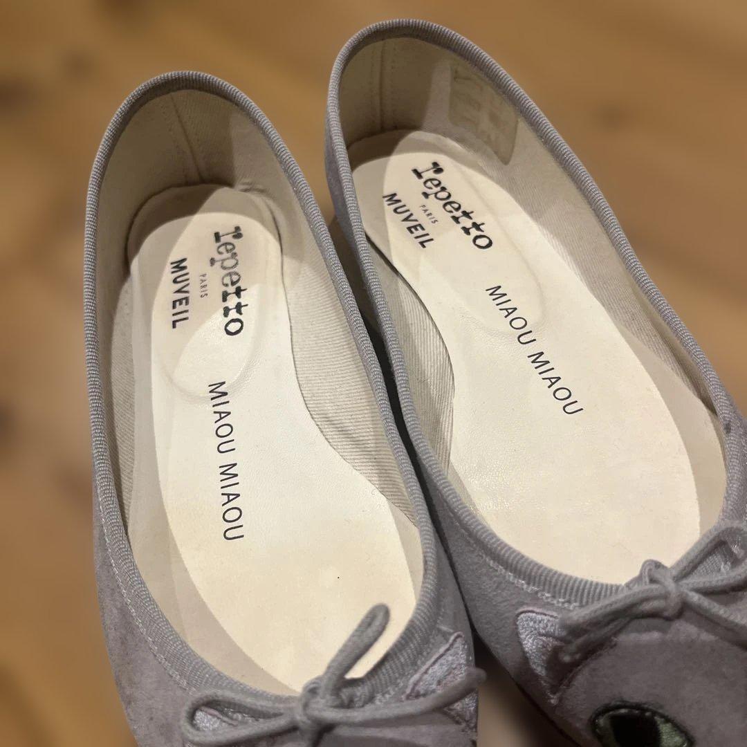 repetto × MUVEILコラボ バレエシューズ レペットMIAOU 秋冬