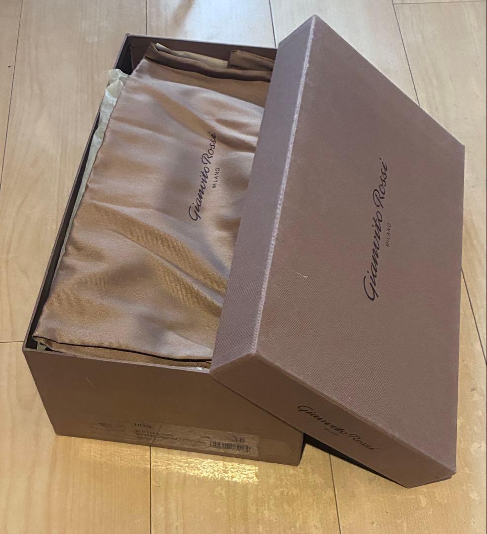 Gianvito Rossi ジャンヴィトロッシ ファーフラットシューズ