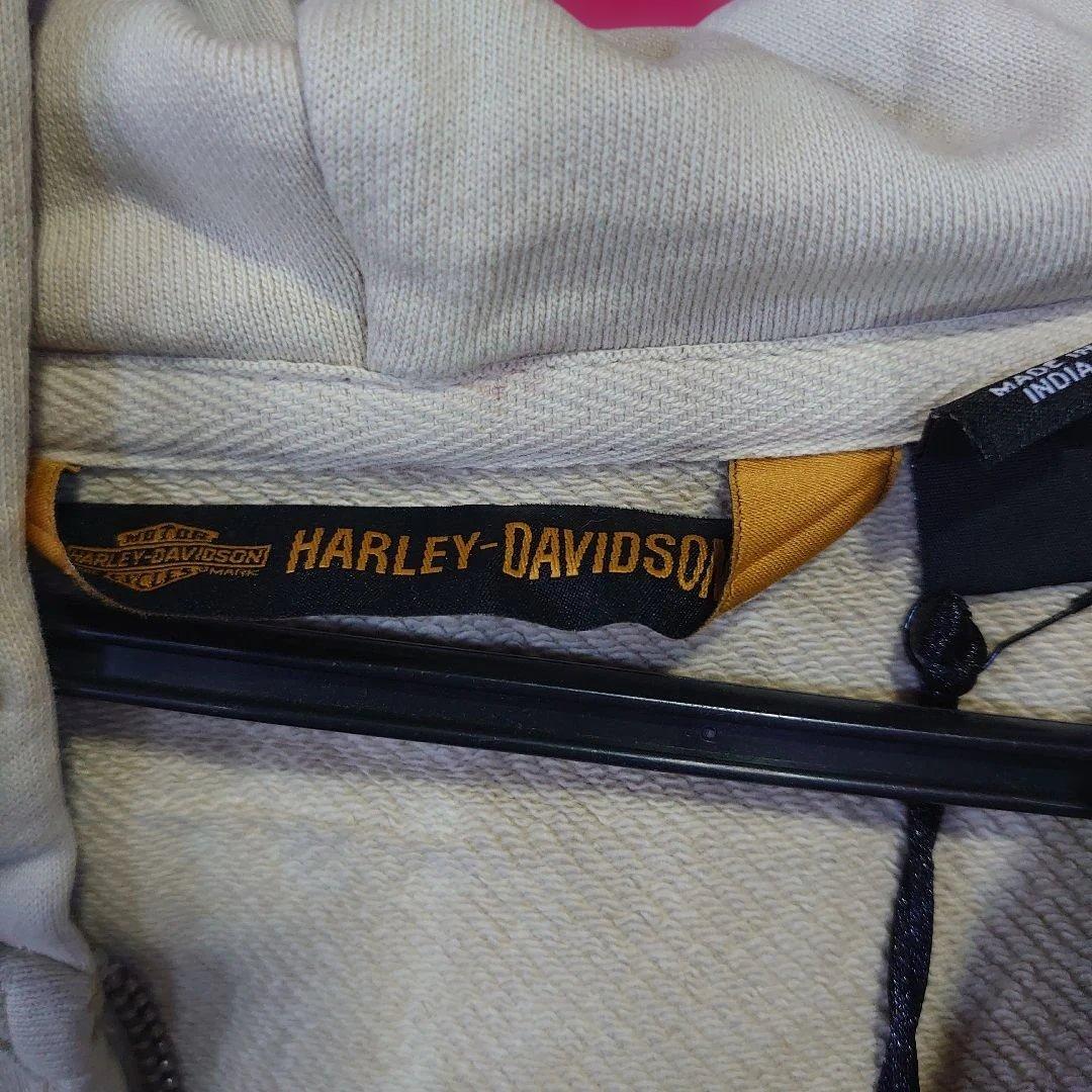 HARLEY DAVIDSON（ハーレーダビッドソン）パーカー　Ｌ　ベージュ
