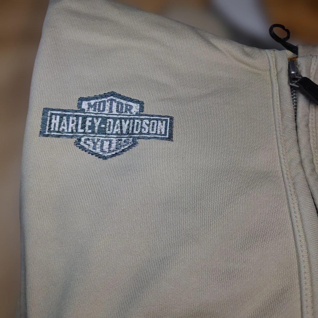 HARLEY DAVIDSON（ハーレーダビッドソン）パーカー　Ｌ　ベージュ
