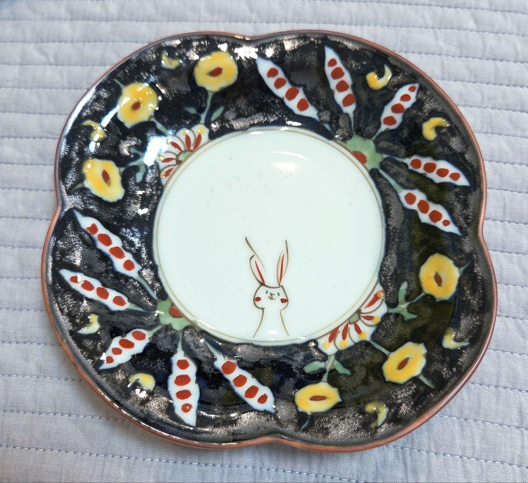 ★空萌工房★　うさぎシリーズ 田口紀美子手描き取り皿 　3枚セット