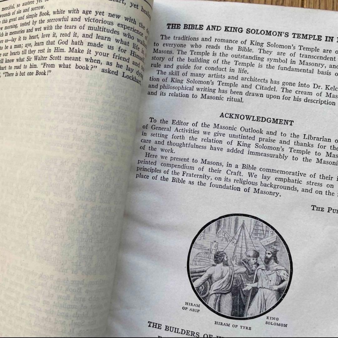 フリーメイソン　1940年　聖書