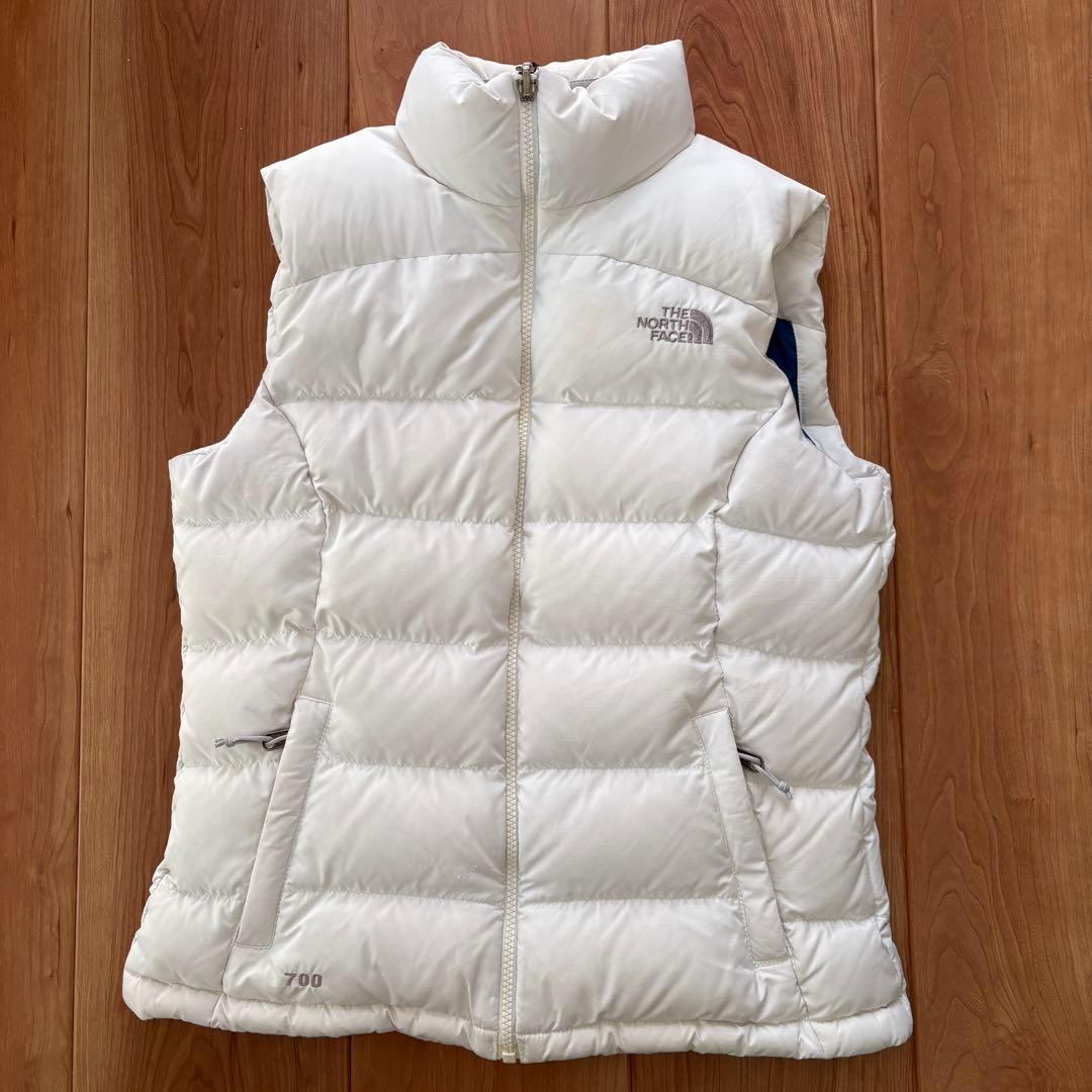 THE NORTH FACE ホワイトダウンベスト 700フィルパワー