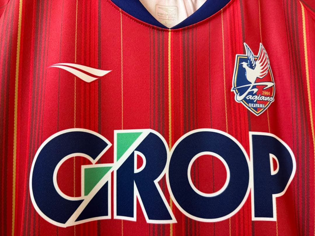 佐野航大 2022ユニフォーム ファジアーノ岡山 ハンガー付