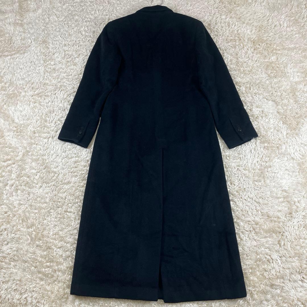 USA製 DONNA KARAN 厚手 ウール×アンゴラ ダブルチェスターコート