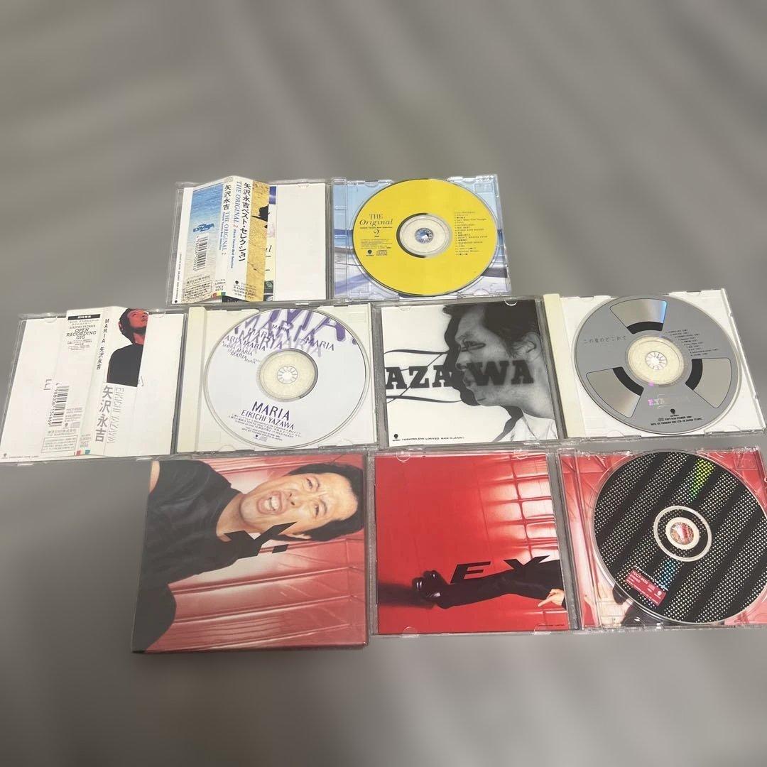 矢沢永吉　90年代CDライブアルバム7点＋Tシャツ