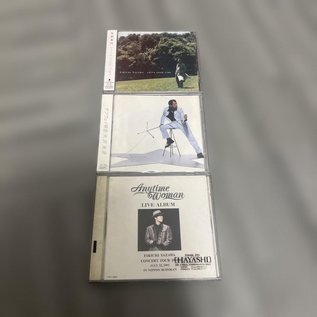 矢沢永吉　90年代CDライブアルバム7点＋Tシャツ