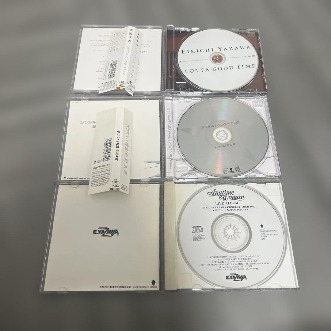 矢沢永吉　90年代CDライブアルバム7点＋Tシャツ