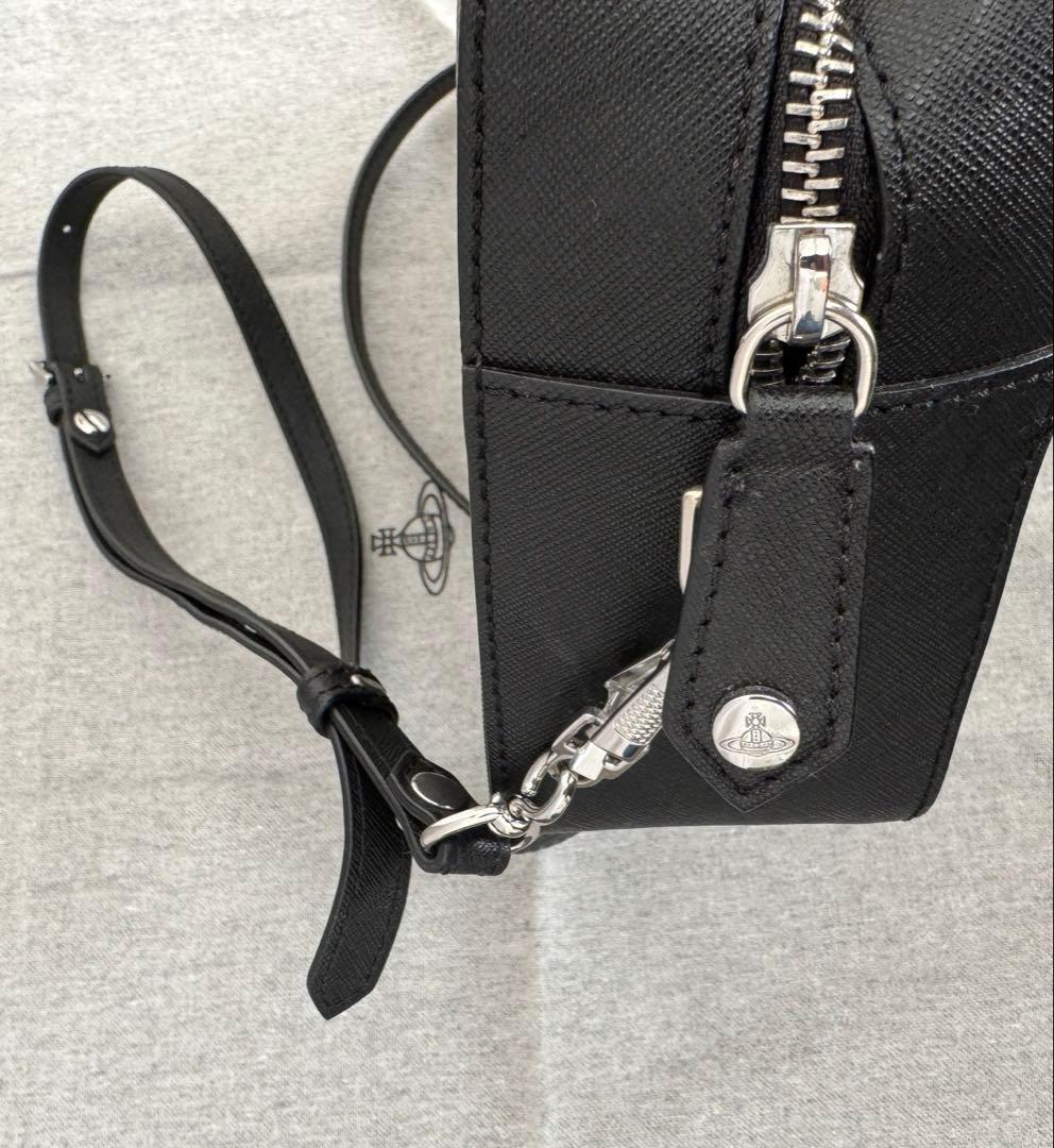 ヴィヴィアンウエストウッド ショルダーバッグ サフィアーノレザー