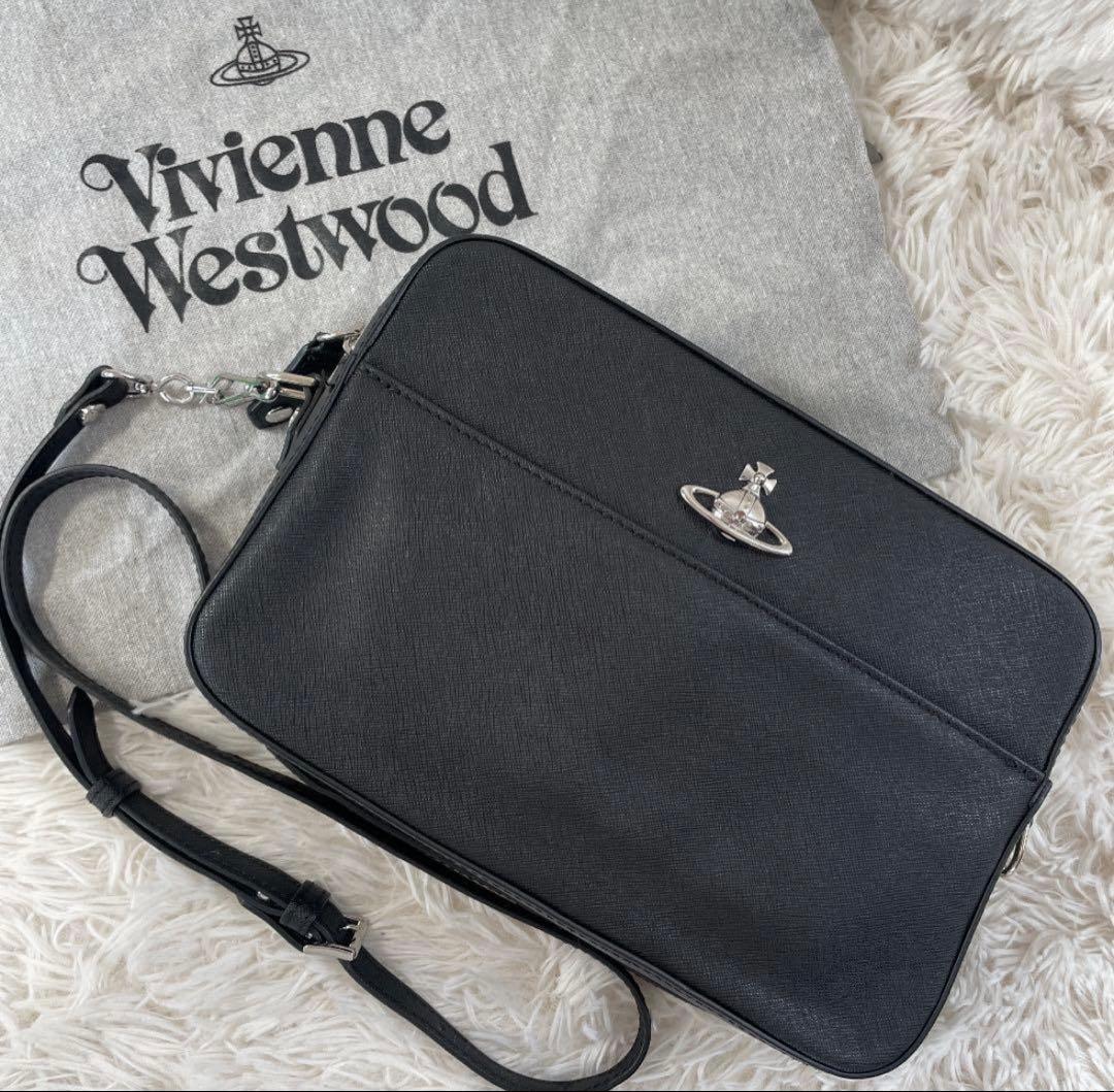 ヴィヴィアンウエストウッド ショルダーバッグ サフィアーノレザー