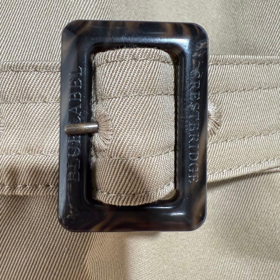 美品　ブルーレーベルクレストブリッジ たトレンチコート　ライナー付き 38